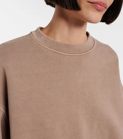 Slvrlake Cotton Jersey Sweatshirt In Nude