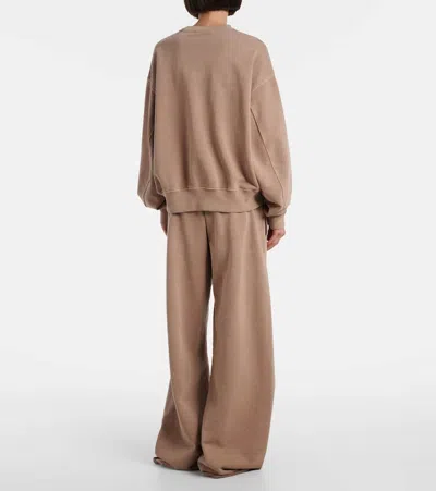 Slvrlake Cotton Jersey Sweatshirt In Nude