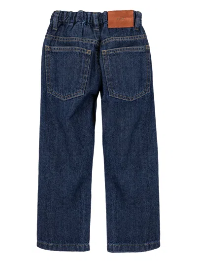 Knot Jake Zip-fly Trousers In Blue