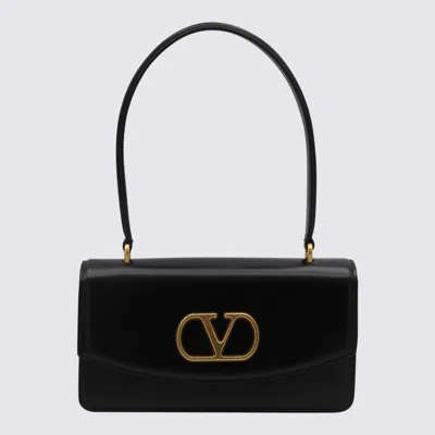 Valentino Vain Bag With Handle In Leather In Black