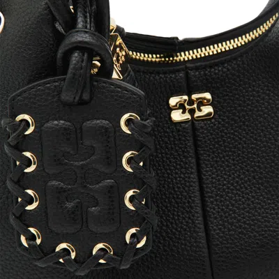 Ganni Mini Hobo Bag In Black