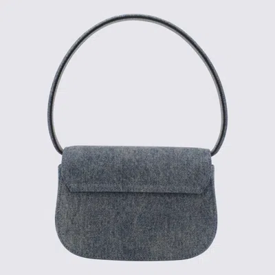 Diesel Denim Leather D Shoulder Bag