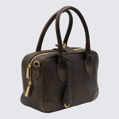 Golden Goose Vintage Leather Tote Bag With Adjustable Strap