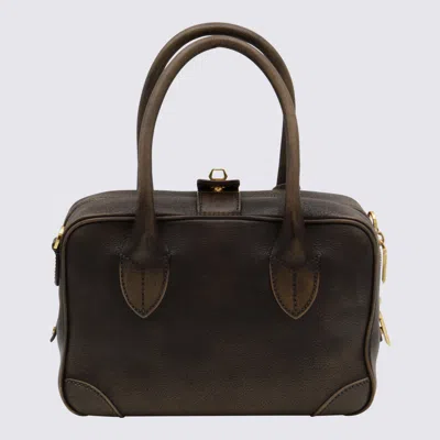 Golden Goose Vintage Leather Tote Bag With Adjustable Strap