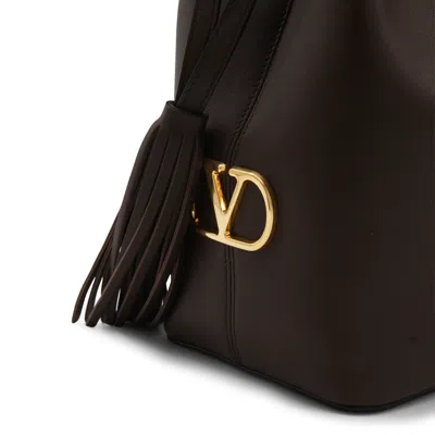 Valentino So Seau Tasseled Leather Bucket Bag