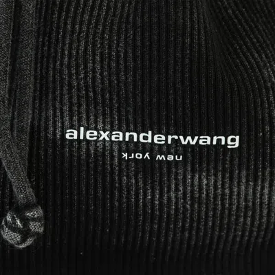 Alexander Wang Black Cotton Satchel