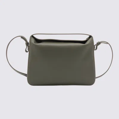 Aesther Ekme Large Leather Bag In Gray