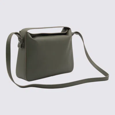 Aesther Ekme Large Leather Bag In Gray