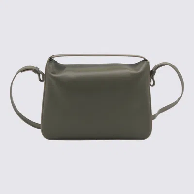 Aesther Ekme Large Leather Bag In Gray