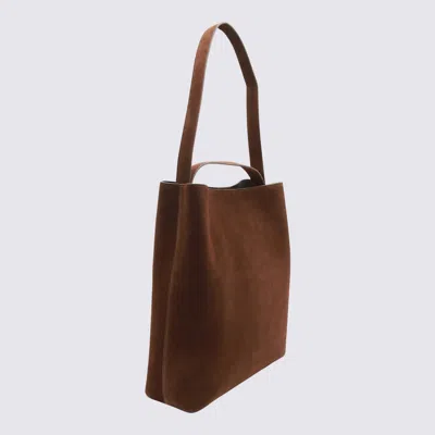 Aesther Ekme Cacao Colored Suede Bag In Brown