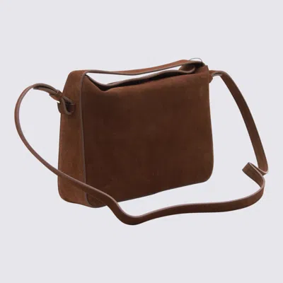Aesther Ekme Soft Baguette Crossbody Bag 238 Suede Cocoa In Brown