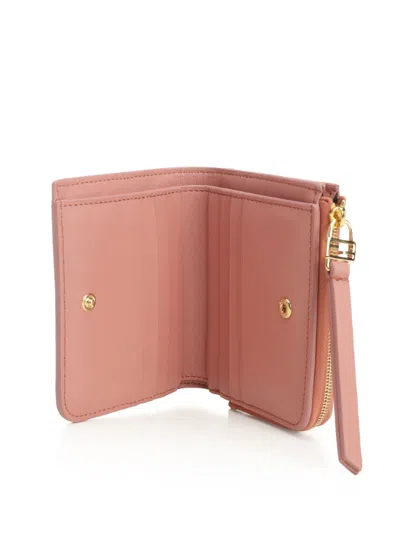 Fendi Small Wallet Sl Nap Matisse Zu Wallets Rose In Pink
