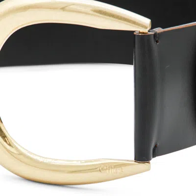 Chloé Belts Blacks And Greys In Black