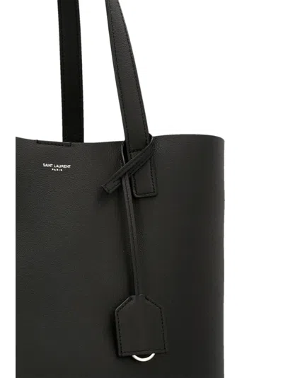 Saint Laurent Bold Rectangular Tote Bag With Dual Handles