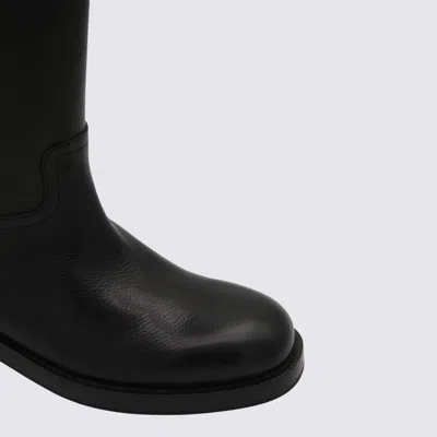 Church's Boots Blacks And Greys In Black