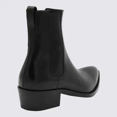 Tom Ford Chelsea Boots With Pointed Toe And Block Heel In Black