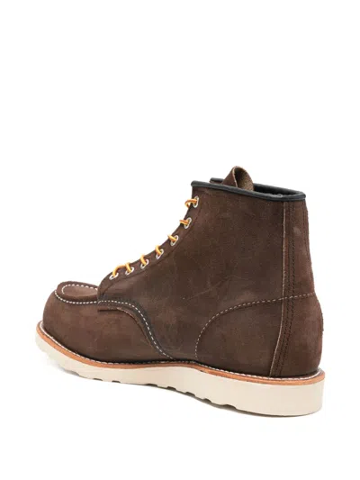 Red Wing 6-inch Classic Moc Boot Black Oxblood Mesa In Brown