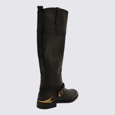 Golden Goose Stivali Dark Brown/beige