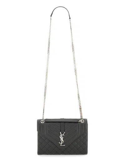 Saint Laurent Borsa "envelope" Medium In Pelle