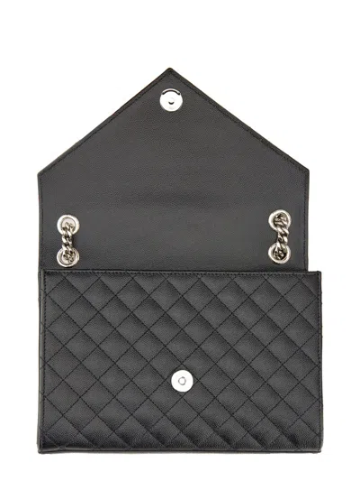 Saint Laurent Borsa "envelope" Medium In Pelle