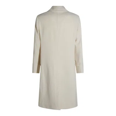 Brunello Cucinelli Cashmere Velvet Coat In Neutral