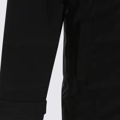 Canada Goose Long Hooded Down Jacket With Adjustable Cuffs In Black