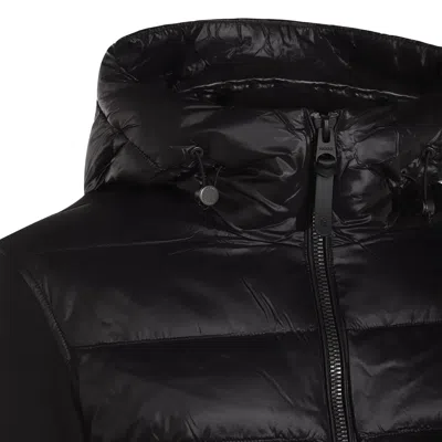Mackage Quilted Hooded Jacket In Black