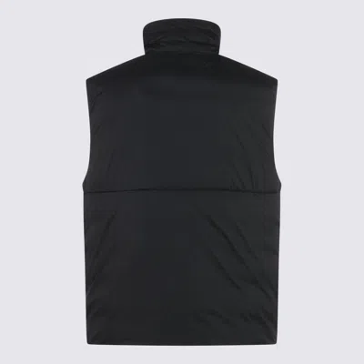 Canada Goose Quilted Sleeveless High Collar Vest In Black