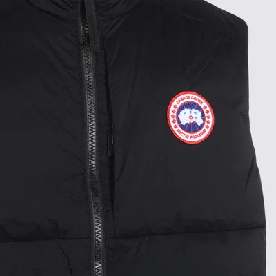 Canada Goose Quilted Sleeveless High Collar Vest In Black