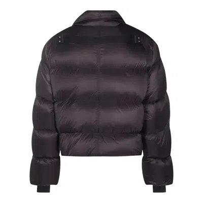 Rick Owens Coats Blacks And Greys In Brown