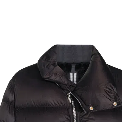 Rick Owens Coats Blacks And Greys In Brown