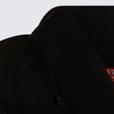 Diesel Coats Blacks And Greys In Black