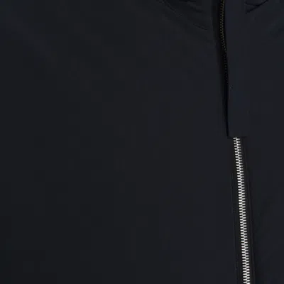 Jil Sander Insulated Hooded Long Sleeve Outerwear In Black