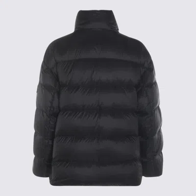 Moncler Genius Edward Enninful Coats Blacks And Greys In Black