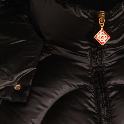 Casablanca Monogram Quilted Shell Jacket In Brown