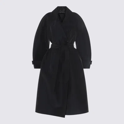Moncler Genius Edward Enninful Coats Blacks And Greys In Black
