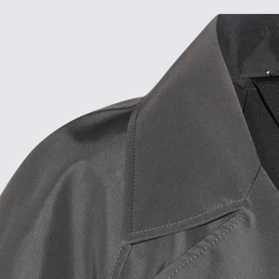 Moncler Genius Edward Enninful Coats Blacks And Greys In Black
