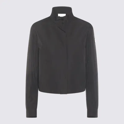Moncler Genius Edward Enninful Coats Blacks And Greys In Black