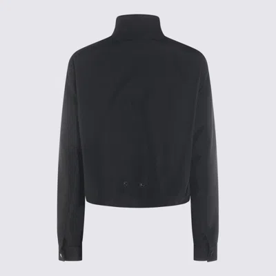 Moncler Genius Edward Enninful Coats Blacks And Greys In Black