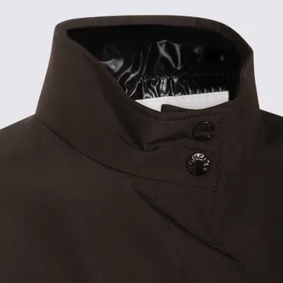 Moncler Genius Edward Enninful Coats Blacks And Greys In Black