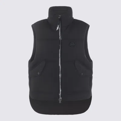 Moncler Genius Edward Enninful Coats Blacks And Greys In Black