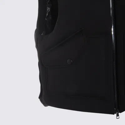Moncler Genius Edward Enninful Coats Blacks And Greys In Black
