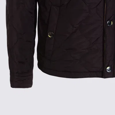 Burberry Insulated Jackets With Front Pockets And Long Sleeves In Brown