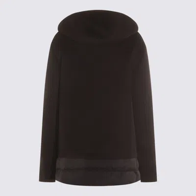 Moorer Hooded Long Sleeve Down Jacket With Pockets