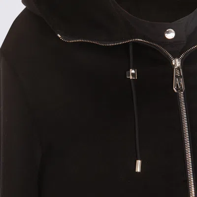 Moorer Hooded Long Sleeve Down Jacket With Pockets