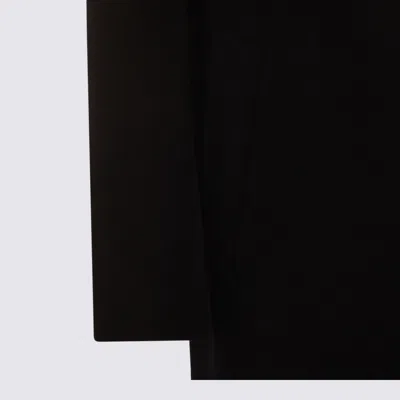 Montecore Button-fastening Lapel-collar Coat In Black