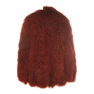 Salvatore Santoro Coats Brown In Red