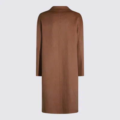 Kujiten Coats Camelo In Animal Print