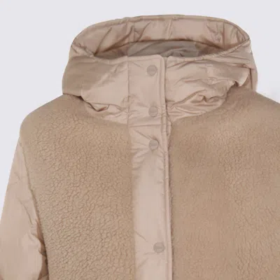 Herno Hooded Quilted Down Jacket And Pockets In Multi