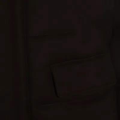 Montecore Hooded Quilted Coat In Brown